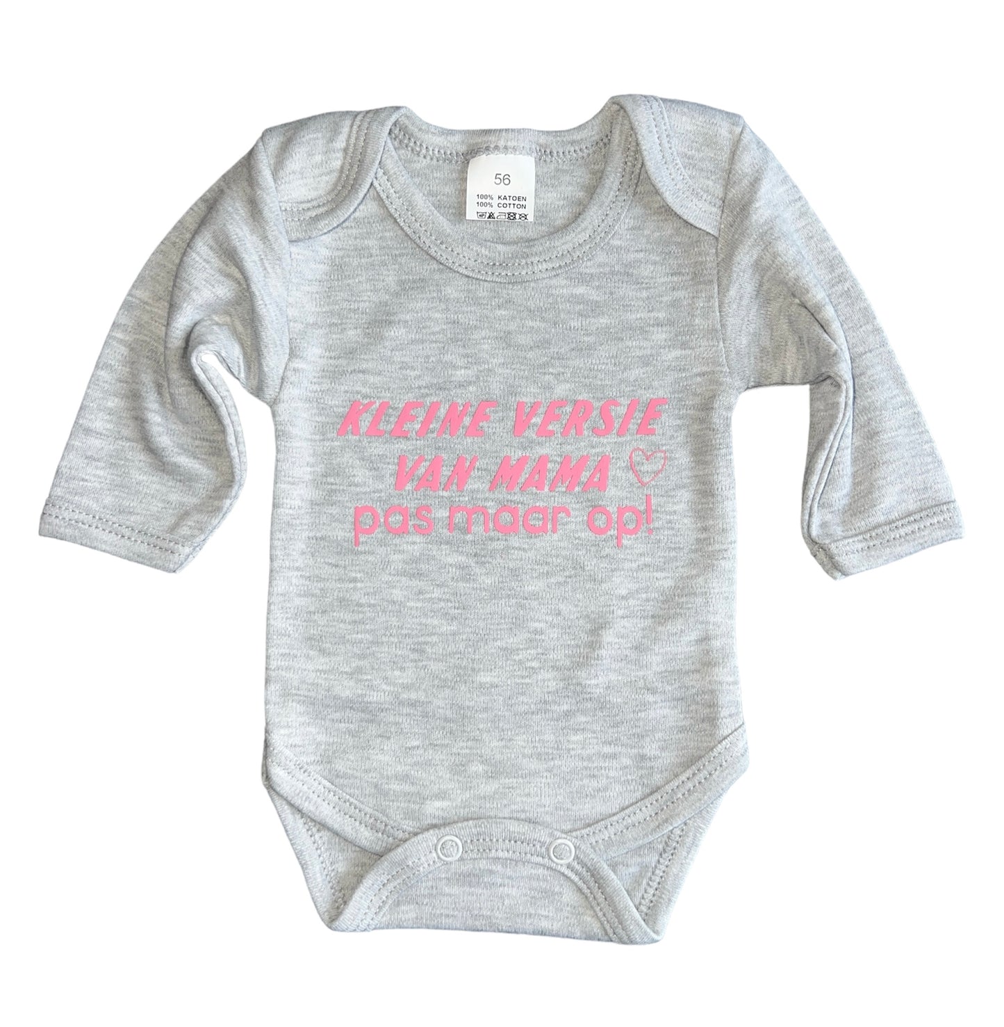 Baby romper met tekst- kleine versie van mama