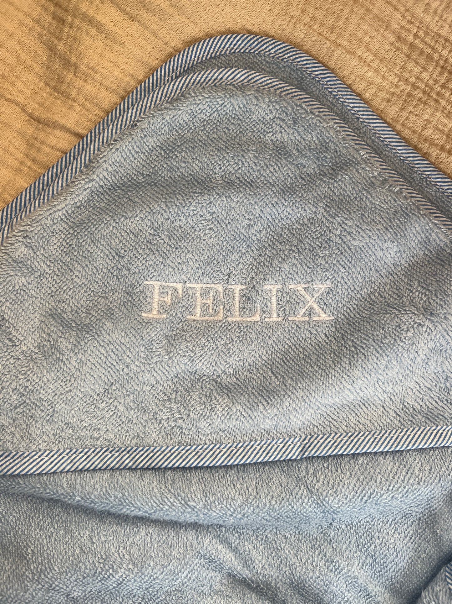 Gepersonaliseerde badcape met naam