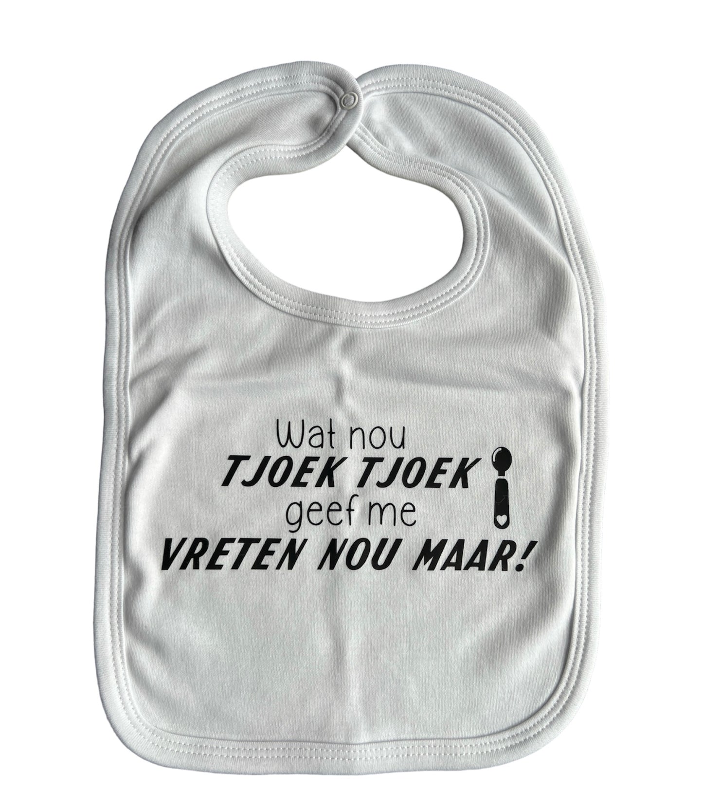 Slabbetje met tekst
