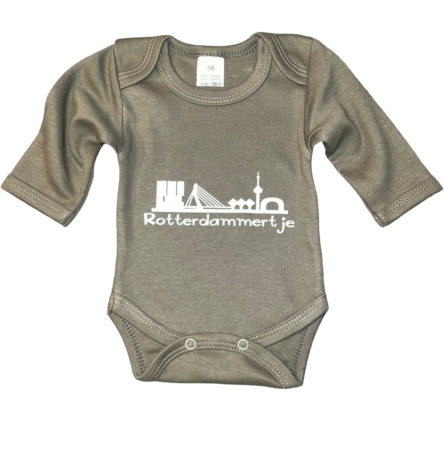 Baby Romper met tekst Rotterdamertje