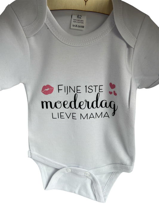 Fijne eerste moederdag romper