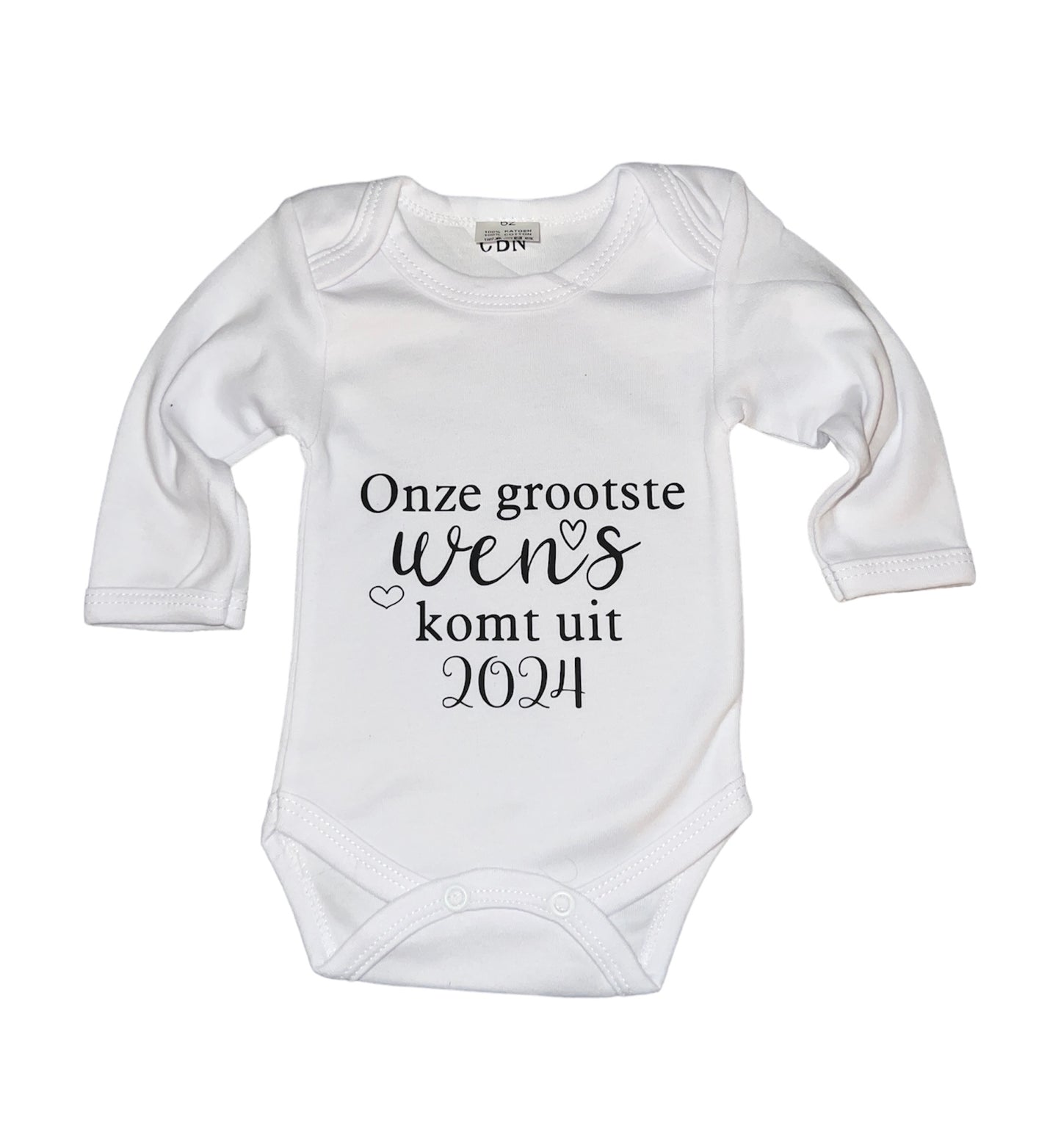 Baby romper met tekst