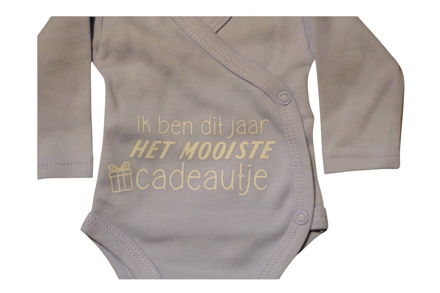 Kleine baby romper met tekst - mooiste cadeautje
