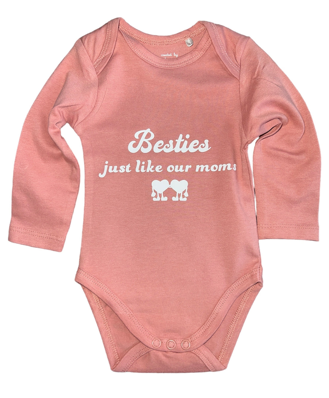 Baby Romper over het hoofd heen trekken - Baby Romper met Tekst