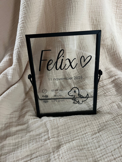Gepersonaliseerd geboortelijst Felix