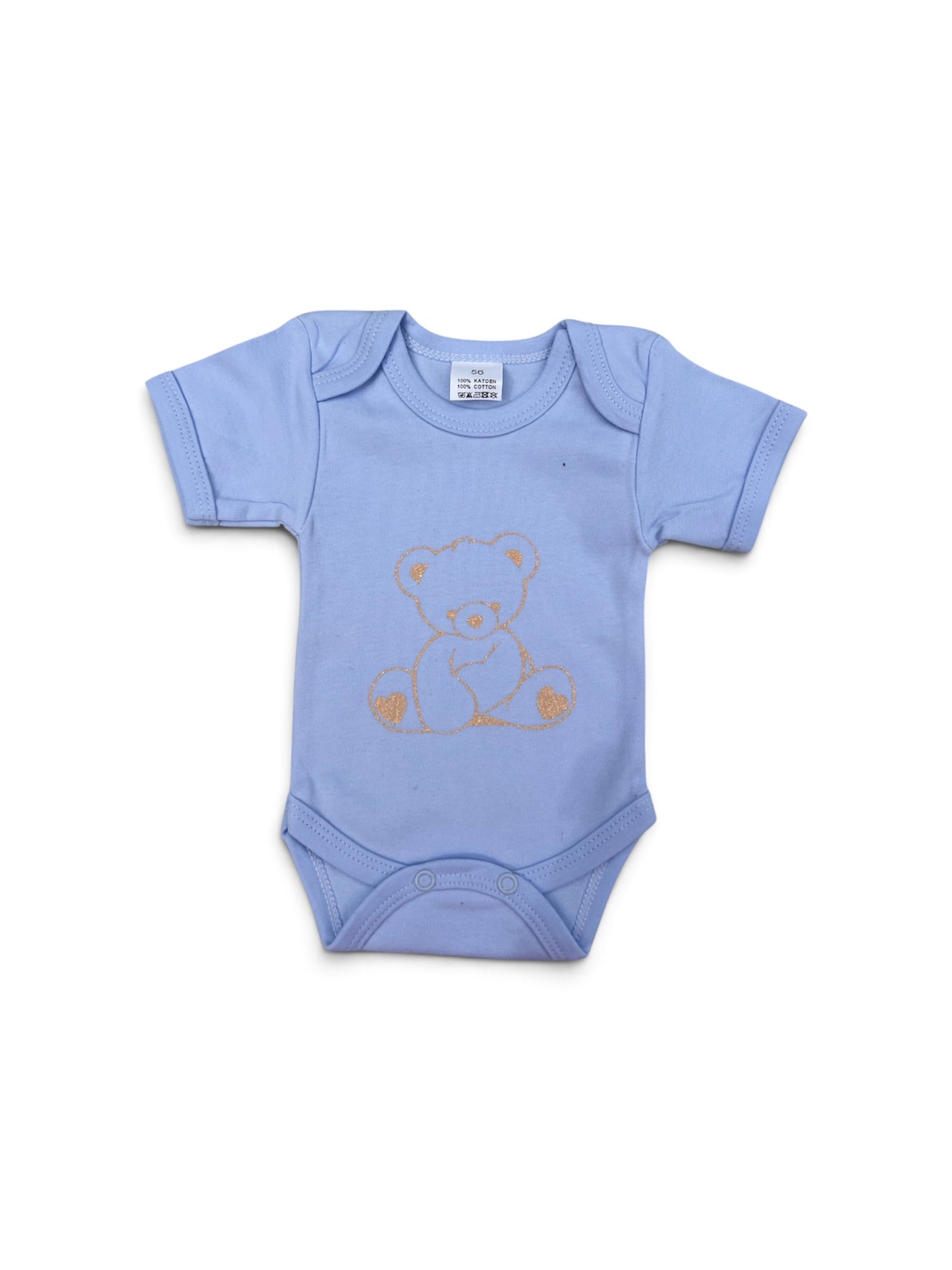 Baby romper glitter beer