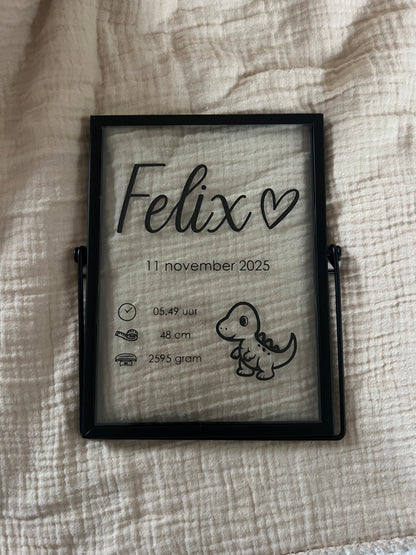 Gepersonaliseerd geboortelijst Felix