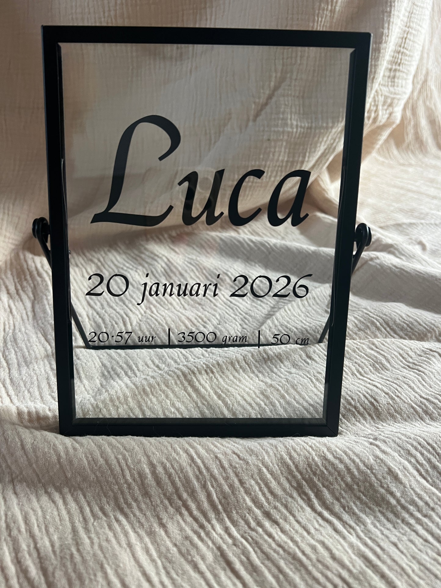 Gepersonaliseerd geboortelijst Luca