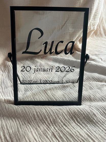 Gepersonaliseerd geboortelijst Luca