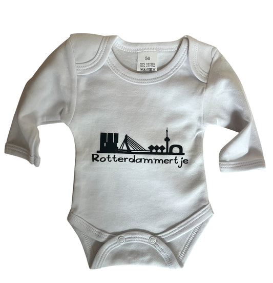 Baby romper met tekst - Rotterdammertje