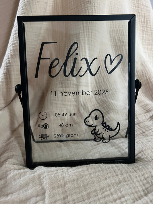 Gepersonaliseerd geboortelijst Felix