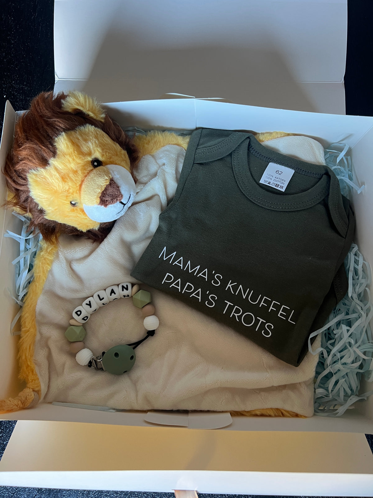 Gepersonaliseerd kraamcadeau - leeuw