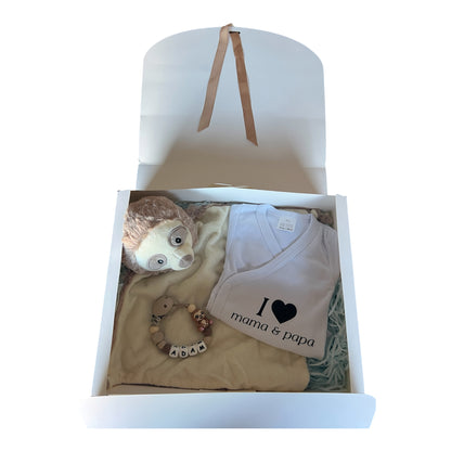Gepersonaliseerd kraamcadeau - luiaard