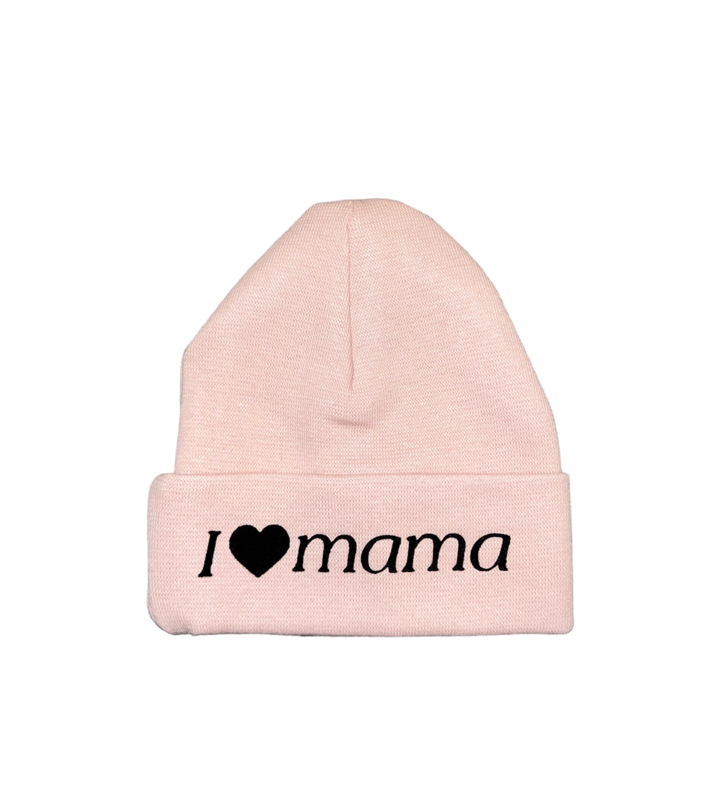 Baby muts met tekst i love mama