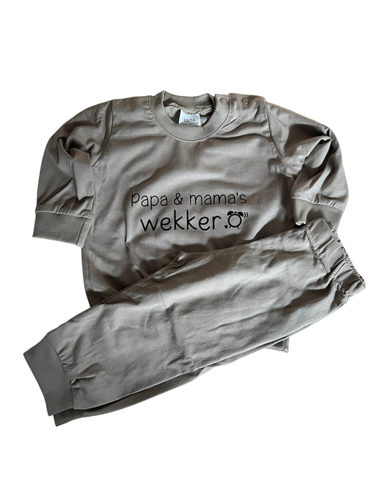 Gepersonaliseerde pyjama - papa & mama’s wekker