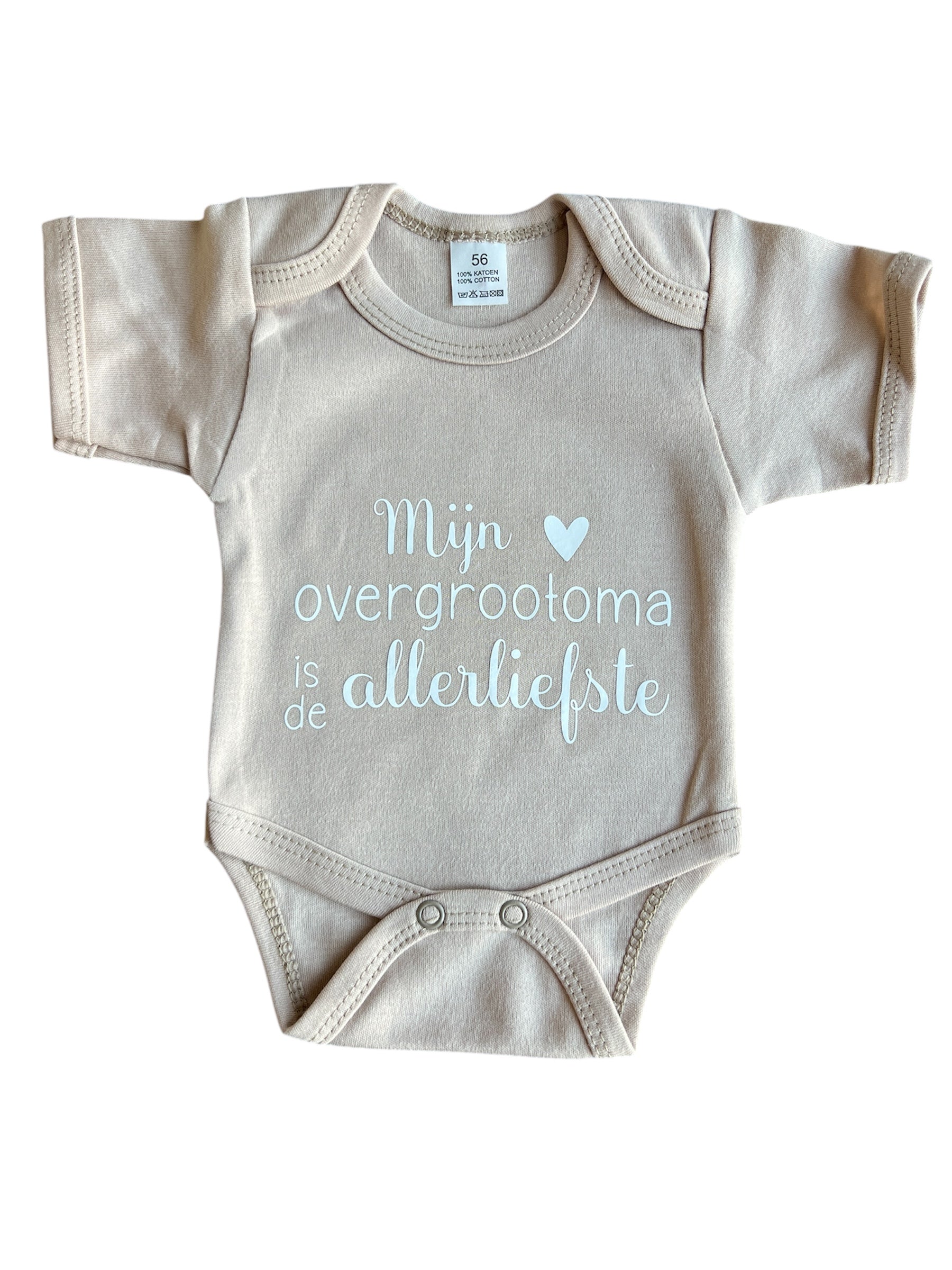 Romper met tekst mijn overgrootoma is de allerliefste 
