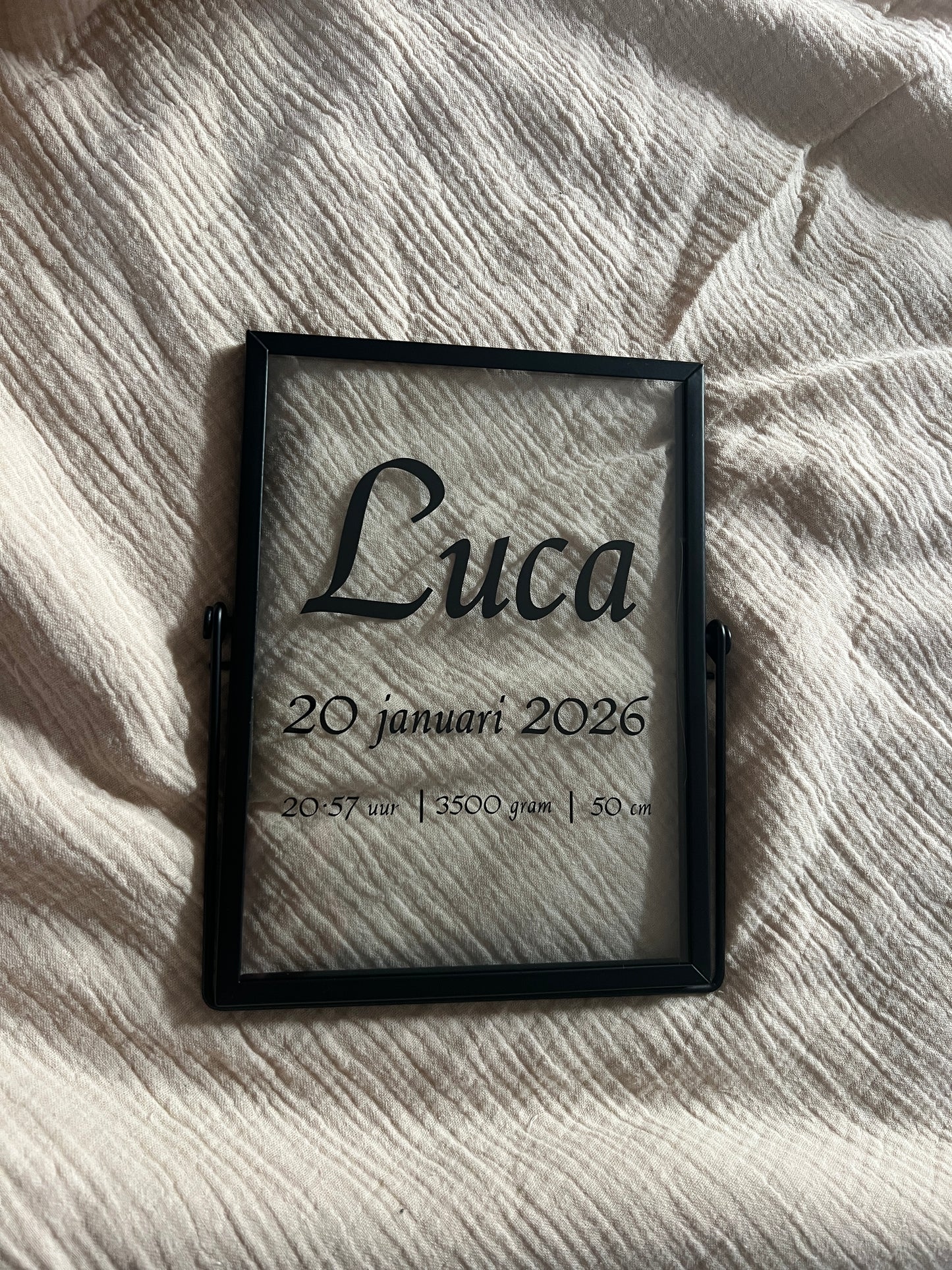 Gepersonaliseerd geboortelijst Luca