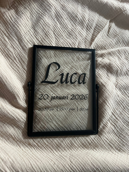 Gepersonaliseerd geboortelijst Luca