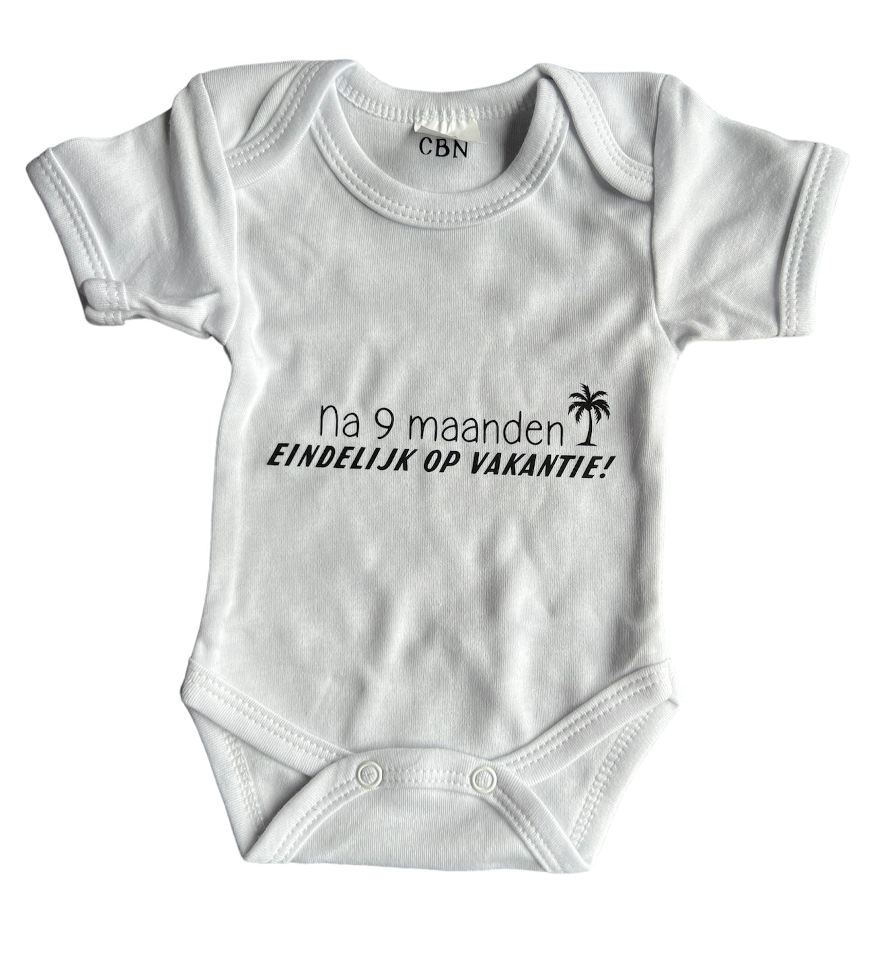 Baby romper met tekst - vakantie 