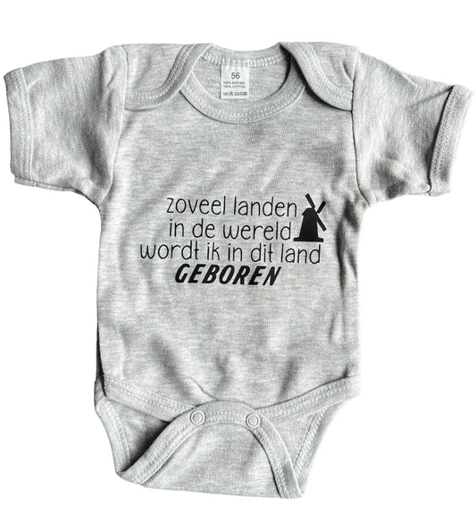 Baby romper grappige tekst 