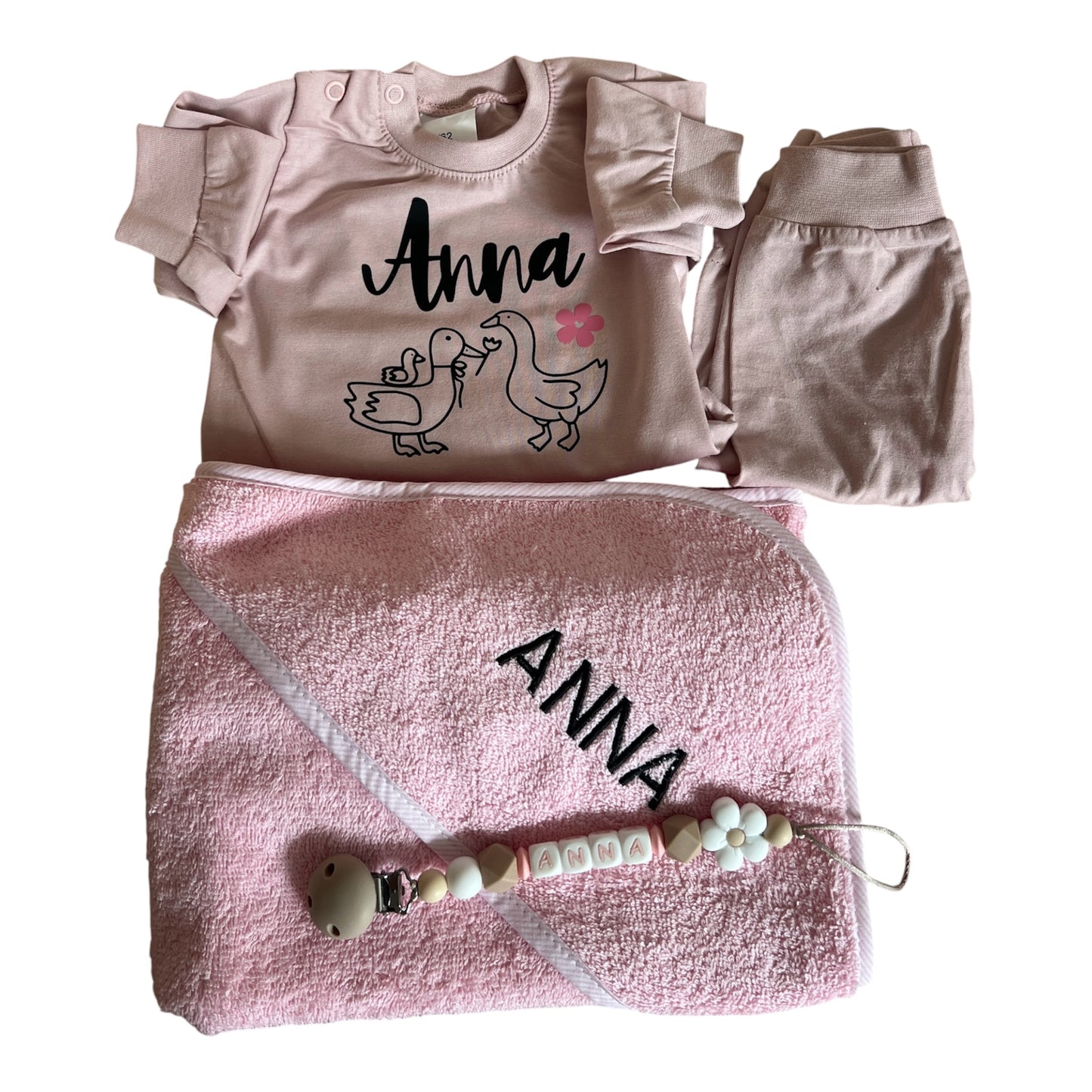Set 3 delig roze