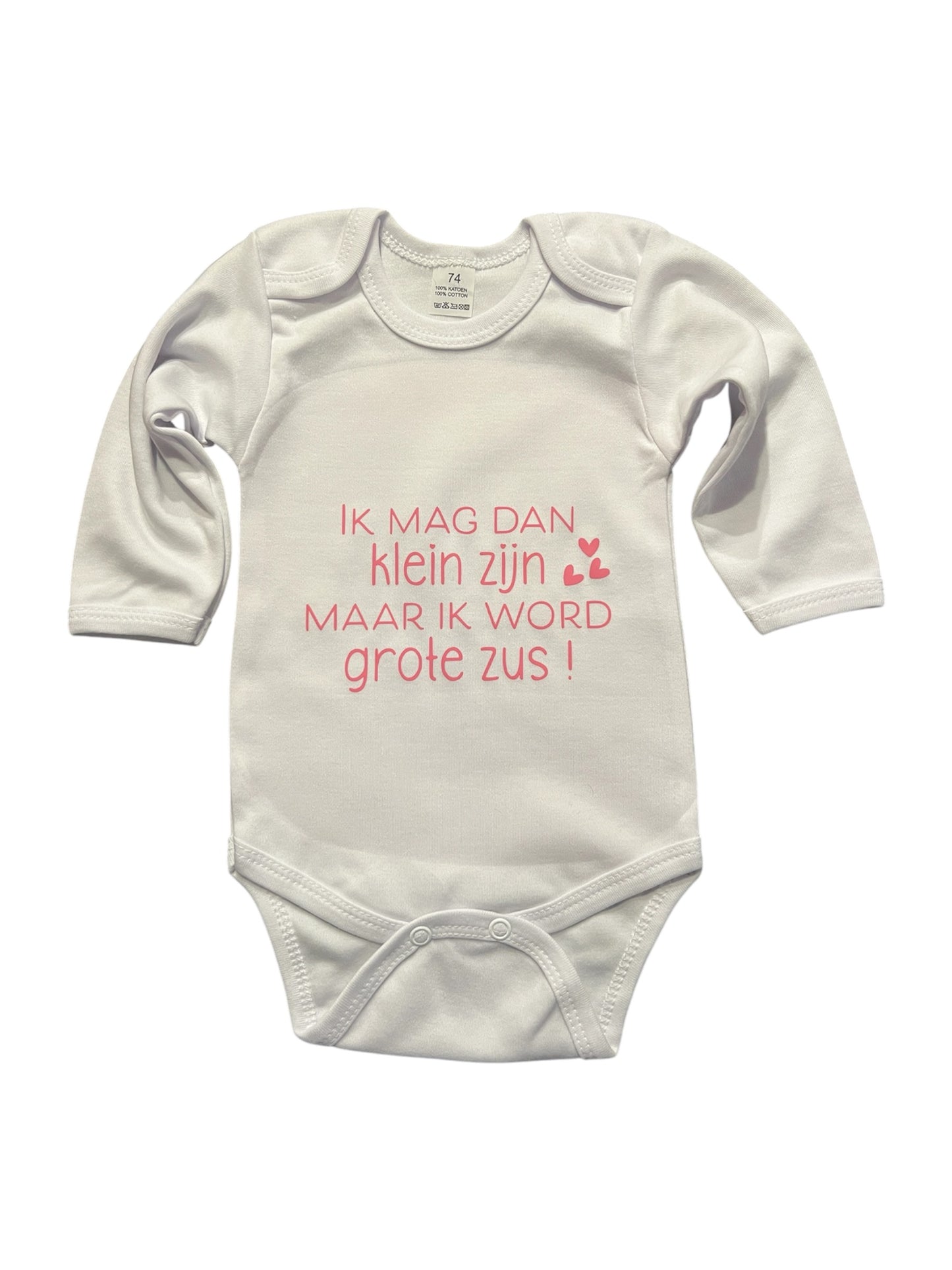 Romper ik mag dan klein zijn maar ik word grote zus 