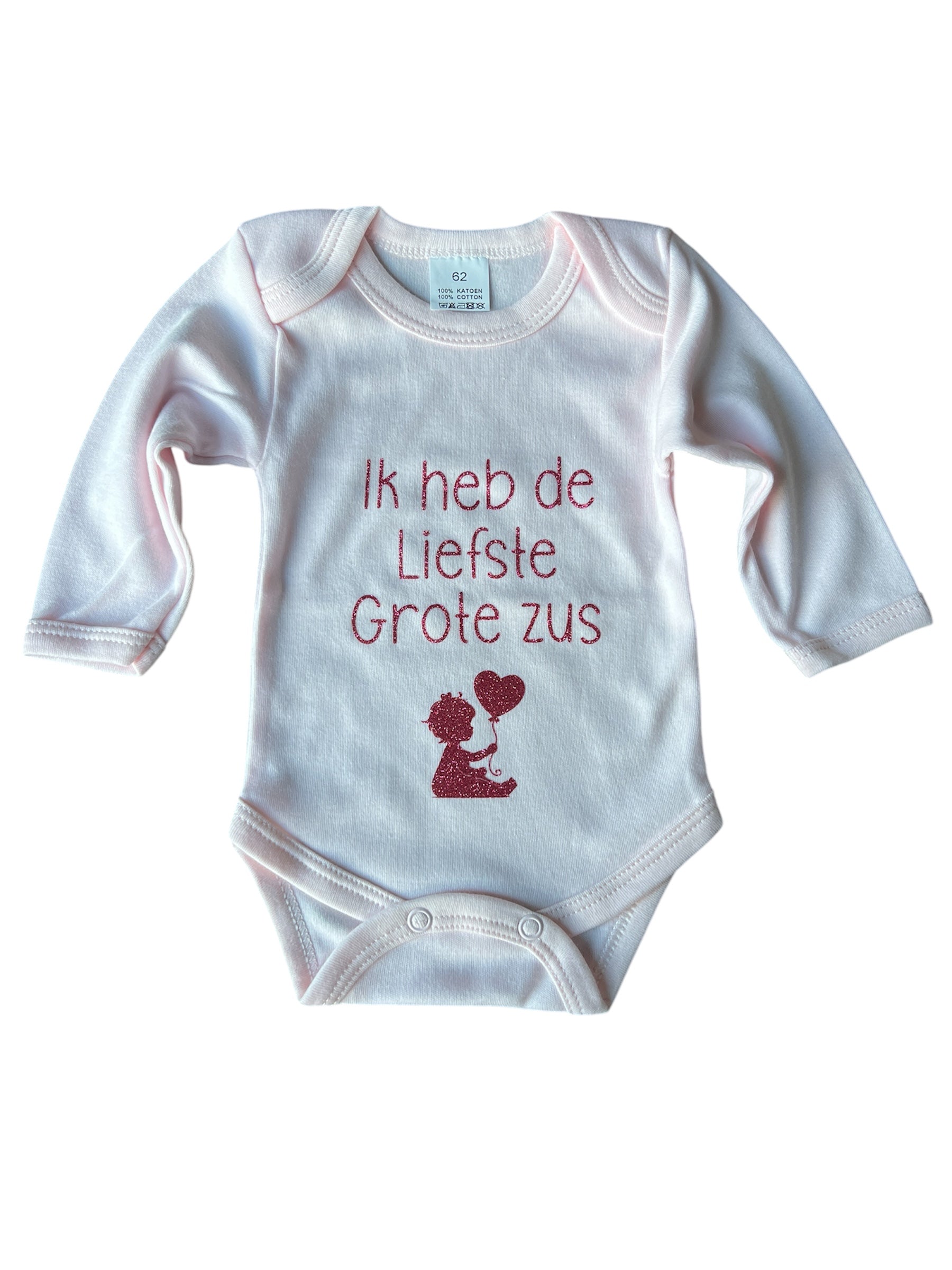 Baby romper ik heb de liefste zus 