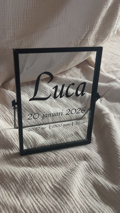 Gepersonaliseerd geboortelijst Luca